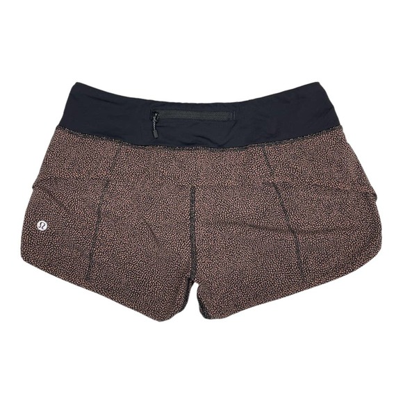 Lululemon Speed Short 4 Way Stretch *2.5" 4 Chakra Print Henna Black Running - Picture 2 of 6